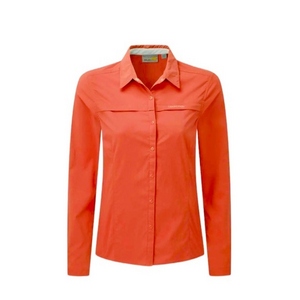 Craghoopers National Geographic Insect Shield Orange Button‎ Down Shirt